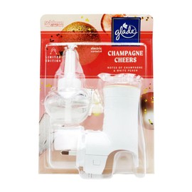 Glade Champagne Cheers - Notes of Champagne & White Peach - Limited Edition - Electric Scented Plugin