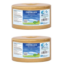 imima Zincoblock Set 2 x 3 kg - Mineral Lickstone Horse with Zinc, Iron, Cobalt and Selenium - Horse Lickstones with Mediterranean Salt - Supplementary Food Mineral Food Lickstones Salt Licks