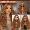 Synthetic Lace Front Wigs Pre Plucked Long Wavy 13x4 HD