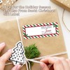 600 Pieces Christmas Address Labels 1 x 2.625 Inches Printable