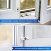XFORT® 4 Pack Door Jammer and Window Locks for uPVC