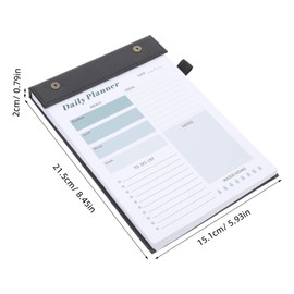 Angoily Daily Task Planner Notebook Portable Tearable Planning Pad Smooth Writing Daily Organizer for Work and Study Lightweight Memo Notepad