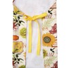 Lanrinwon 100% Cotton Aprons for Women with Pockets,25"x34" Long Adjustable