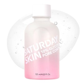 Saturday Skin Pore Clarifying Toner 10% Glycolic Acid&AHA Deep Cleansing Astringent Facial Toner,Hypoallergenic Skin-Purifying Face Toner to Cleanse, Recondition and Purify Skin, Non-Comedogenic