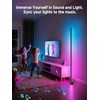 Tyute Standing Floor Lamp, RGB LED Lamp with Music Sync,