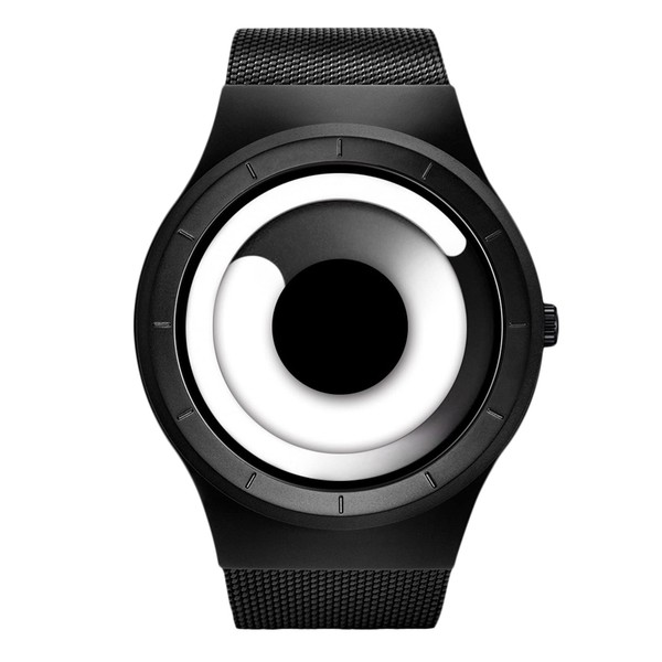 RORIOS Wristwatch, Men's, Women's, Personality, Unique Time Display, Analog Watch,
