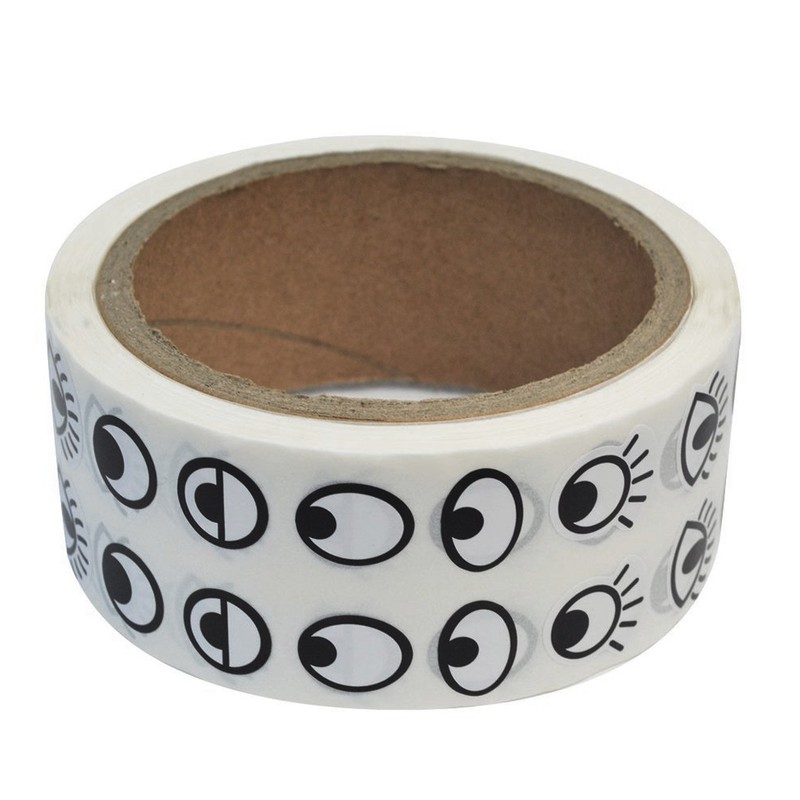 Lependor Black White Eye Sticker Labels - Eye Stickers in