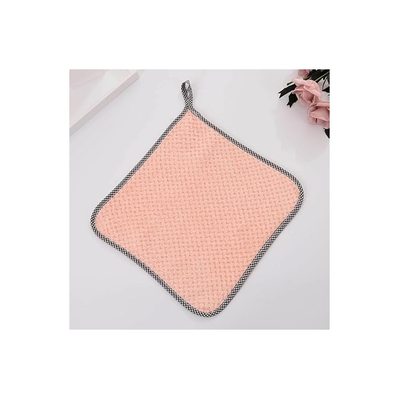 Hanging Cleaning Kitchen Towels Microfber Washcloths Reusable Dishtowels Household Super