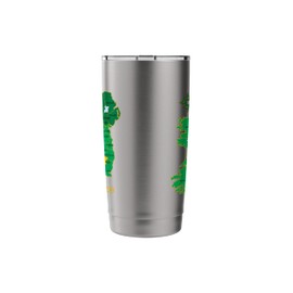 Carlow Ireland Eire Irish Travel Guide Map Stainless Steel Insulated Tumbler