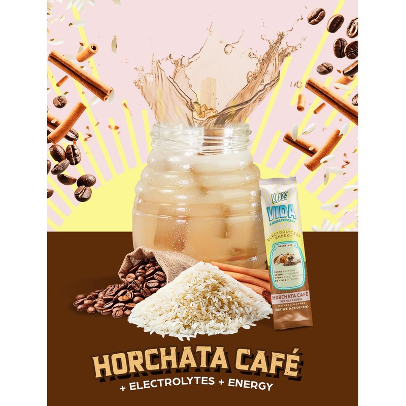 KLASS VIDA Hydration + Energy Electrolyte Drink Mix – Coffee