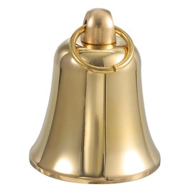 Zerodeko Vintage Brass Hanging Bell for Home Decor Retro DIY Craft Bell for Wind Chimes Lightweight and Ornament for Christmas Tree Wall and Garden