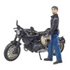 Bruder 63050 Scrambler Ducati Cafe Racer with Driver Scaled Model