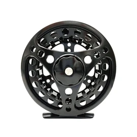 Orurdo Fishing Tackle Reel Fly Reel "Flaldo A" Large Arbor Fly Fishing (Black / 3.3 inches (85 mm) qb010212b02n0