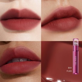 TIMEPHORIA Altera Tinte Labial Difuminador 001 Flux, Rojo Parduzco Acabado Brillante a Mate Suave, Difumina Líneas del Labio, Textura Aterciopelada Ligera Sin Pegajosidad, Maquillaje Labial Vibrante Hidratante y de Larga Duración