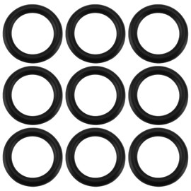 Briny River 150Pcs Oil Drain Plug O-Ring 11105 Compatible with Harley-Davidson 9.5x14x2.25mm Black