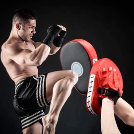 1 Pair of Pads Trainer Kickboxing Boxing Claw Foot Kick Pads for Muay Thai Kickboxing Movement Karate Taekwondo Martial Art