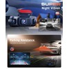 4K 360° Dash Cam 4-Channel Front/Rear/Inside/Side Car Dash Camera with
