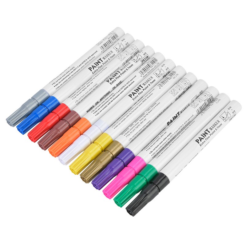 Popular Needle Tube Small Paint Pen White Graffiti Marker Complementary