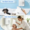 RINBOU Foam Shower Head with Dual-Mode Foam/Clear Water Spray, High