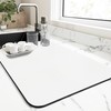 Dish Drying Mat, Diatomaceous Earth, Dishes, Absorbent Mat, Soft, Washable,