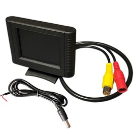 Discover winds 12V 2.4-inch Compact Color Monitor Car On-Dash Rear Camera Side Camera Front Camera Monitor Video Input 1 Line