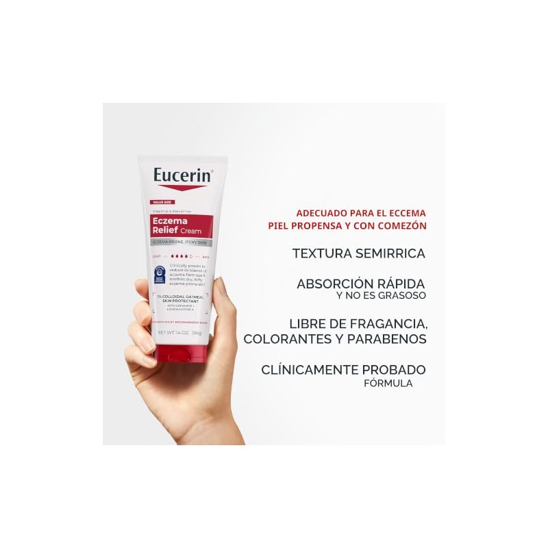 Eucerin Paquete Múltiple de Alivio para Eczema: Crema y Gel