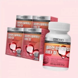 LifeHerb Collagen Hyaluronic Acid Vita Tablets 4 (240 tablets) 8 months supply 2214948179 4894256 / 라이프허브 콜라겐 히알루론산 비타정 4통(240정) 8개월분 2214948179 4894256