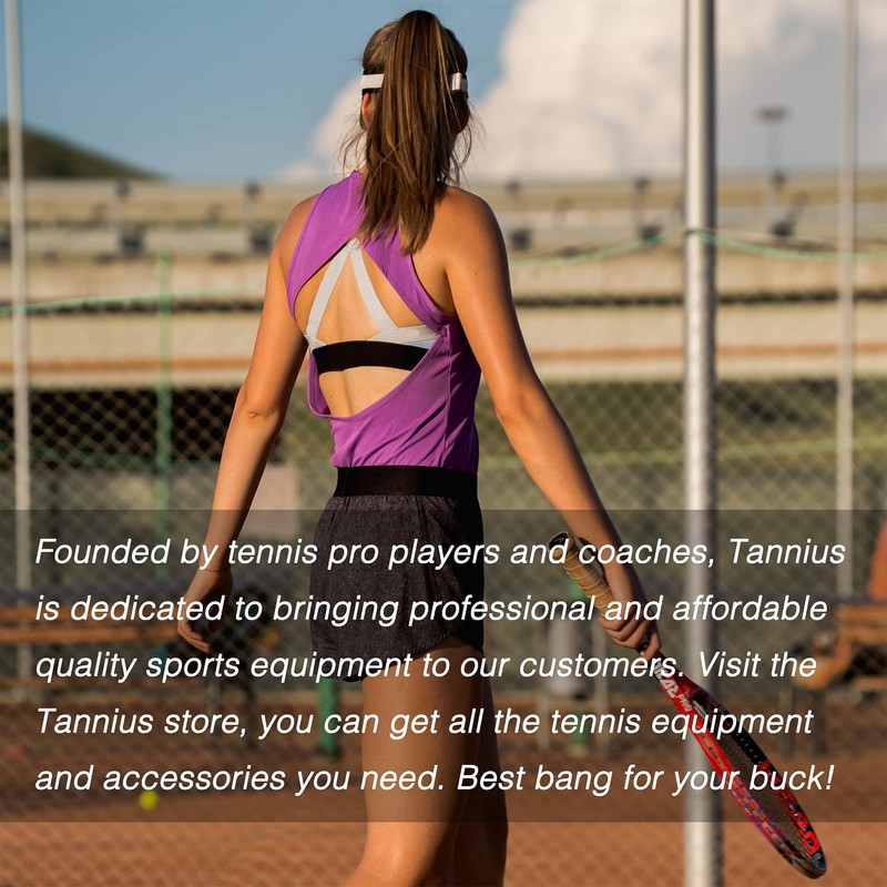 Tannius Tennis Racket Grip Tape, 6 Pack Tennis Grips, Absorbent