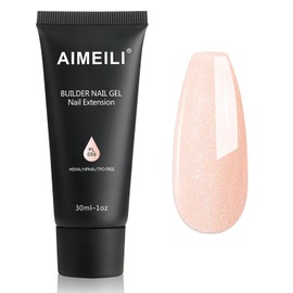 AIMEILI Poly Nail Extension Gel Builder Nail Gel Hema Free Poly Nail Enhancement Nail Art Design DIY Salon Nail At Home Gift for Women Nail Gel - 059