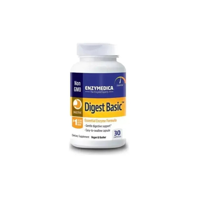 Enzymedica Digest Basic 30 Cápsulas Enzimas Digestivas Suplemento