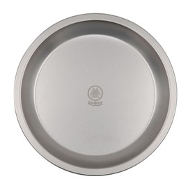 Tsubamesanjo Blacksmith Pure Titanium Pie Plate, Made in Japan, Lightweight, High Strength, High Corrosion, and Resistant to Metal Allergies!