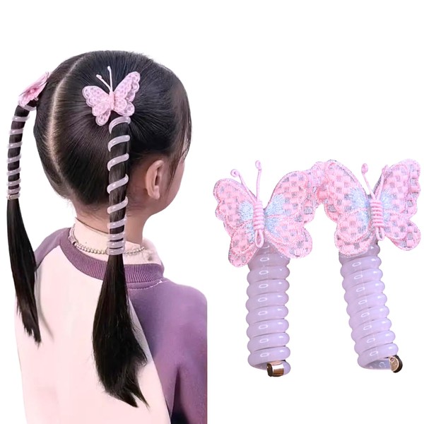 Papillon Chic Elastic Hair Bands Durable No Damage to Ponytail