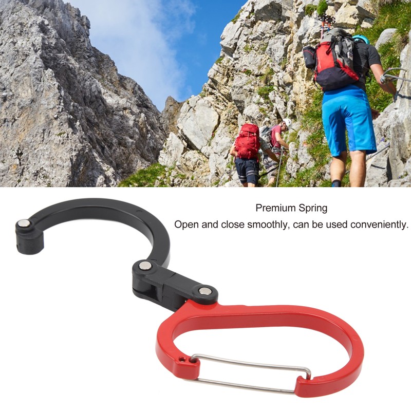 Carabiner Clip Outdoor Tactic Clasp Multifunctional Aluminium Alloy M Size