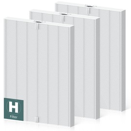 116130 HEPA Replacement Filter H for Winix 5500 5500-2 AM80 PlasmaWave Air Purifier, H13 Grade True HEPA Filter, 3 Pack