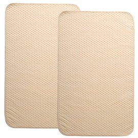 Liroyal Bedwetting Sheets, Baby Bed Pad, Set of 2, Waterproof Sheets, Bed Pad, Sweat Proof, Breathable, Anti-Slip, Organic Cotton, Portable, Washable, Dryer, Ok, Nursery, Home, Travel