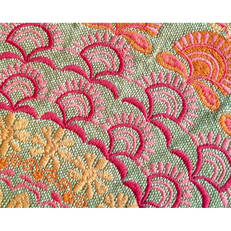 Mandala Life ART Floor Cushion Large with Ponpon Boho Chic