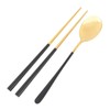 Spoon and Chopsticks Set 2Pcs Korean Chopsticks Spoons Stainless Steel