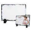 MR.R Sublimation Blanks Rectangular Rock Slate Photo Plaque Picture Frame,