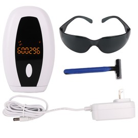 Body Hair Remover IPL Laser Epilator Handheld Depilator for Armpit Leg White