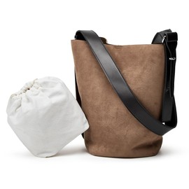 Hobo Bags for Women Vegan Leather Handbag Suede Hobo Bags Bucket Shoulder Bag Purse Tote Handbag Fashion Designer Bag