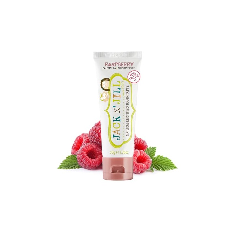 Jack N' Jill Natural Toothpaste Organic 50g - Raspberry