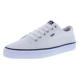 Keds Jump Kick Lace Up White/Navy Stripe 8 B (M)