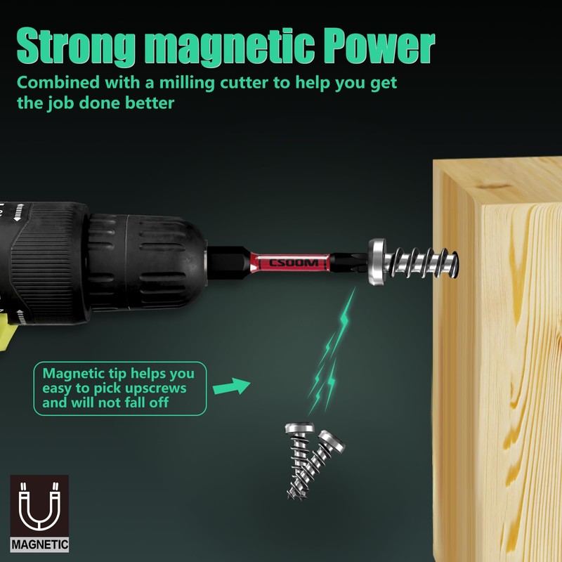 CSOOM 20PCS Router Bits Set, 1/2 Shank, with 2* Batch