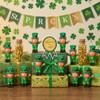 Lizgoxd 12Set St Patricks Day Mini Leprechaun Figurine Toys Small