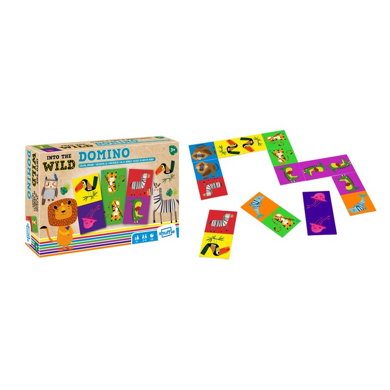 Shuffle : 130012468 Into The Wild Domino for Children with
