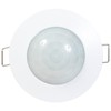 360 Degree PIR Motion Sensor - 1200w White Recessed Ceiling