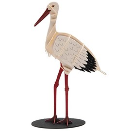 Fridolin 3D Paper Model Stork