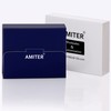 AMITER 26 Letters Tie Clip and Cufflinks for Men, Initial