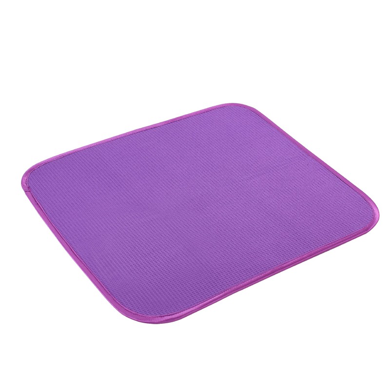 White Magic Dish Drying Mat, Grape - Absorbent & Hygienic,