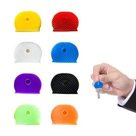 Doyime Key Cover (Set of 8) Key Case, Key Cover, Smart Key Case, Compact, Multifunctional, Large Capacity, Thin, Convenient, Key Cap, Key Storage, Cute, Simple, Men, Women, Security Measures (8